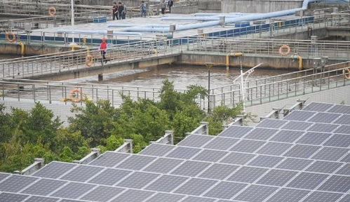 太阳能光伏组件生产线在福建光伏发电污水厂的应用